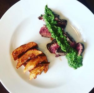 Steak with Salsa Verde