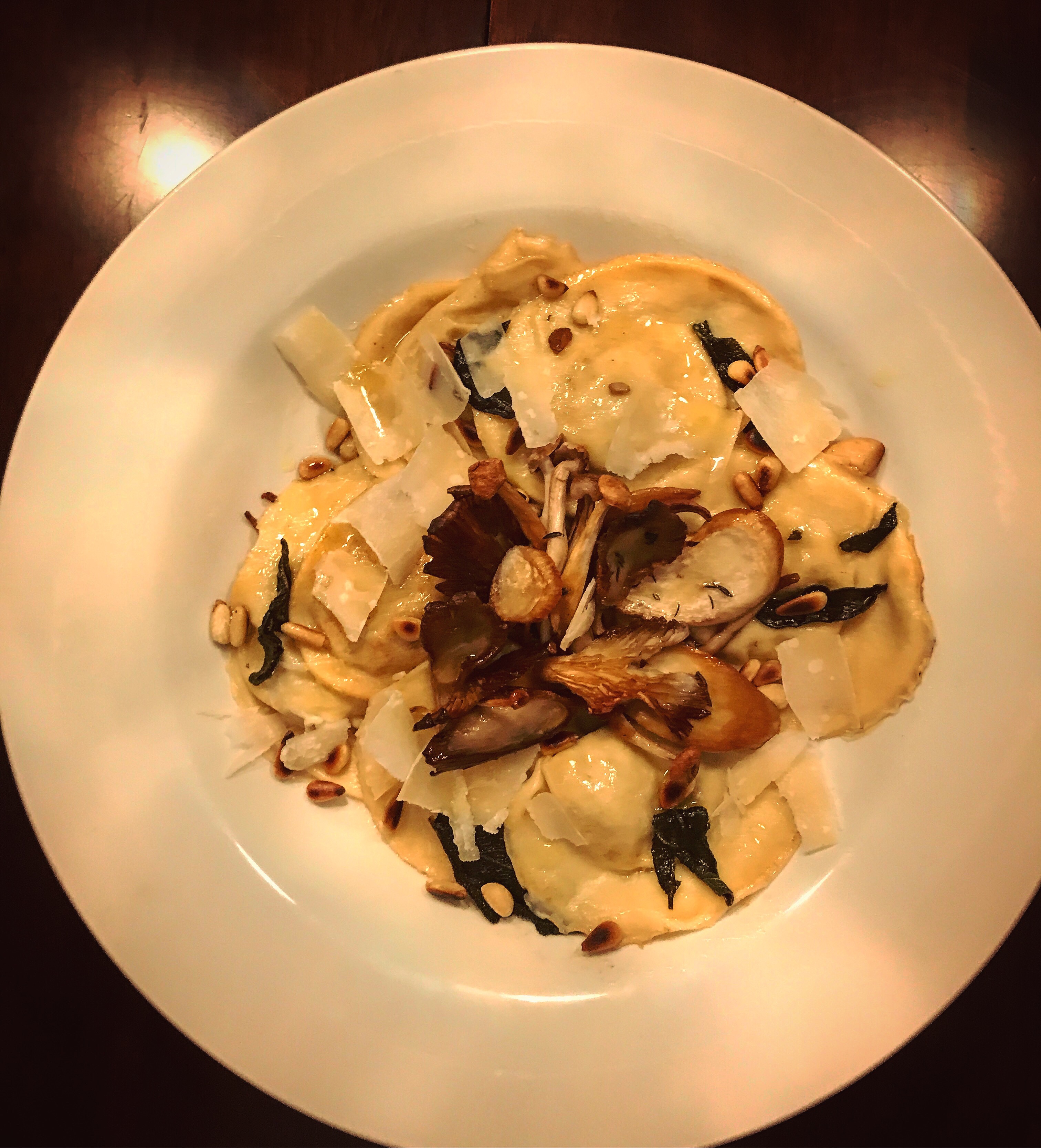 Mushroom and Truffle Ravioli