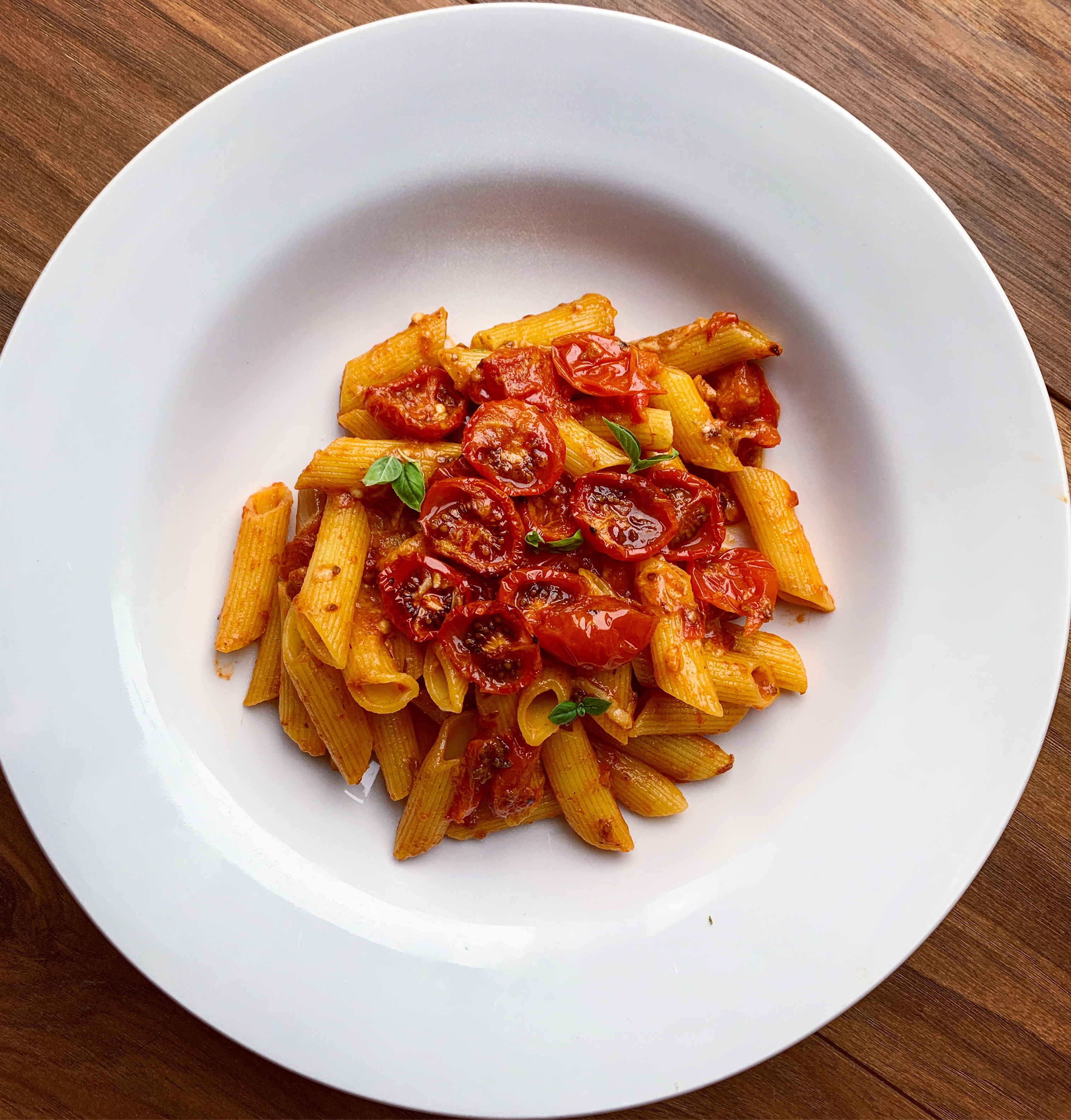 Tomato Olive and Anchovy Pasta