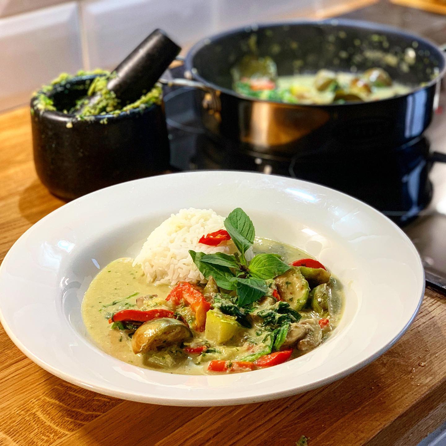 Vegetable Thai Green Curry 