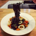 Squid Ink Spaghetti 