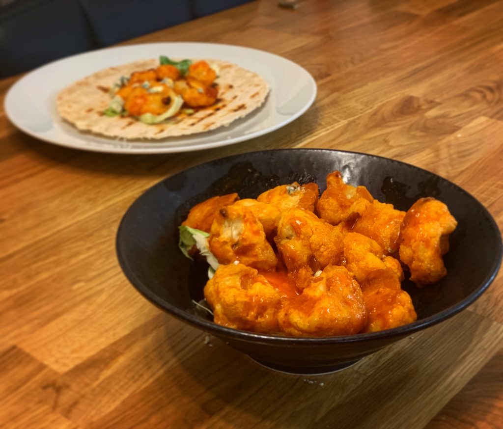 Crispy Buffalo Cauliflower