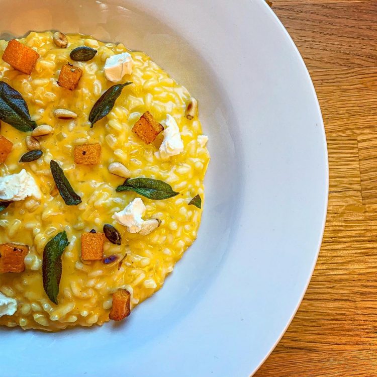 Butternut Squash Risotto with Sage and Mascarpone