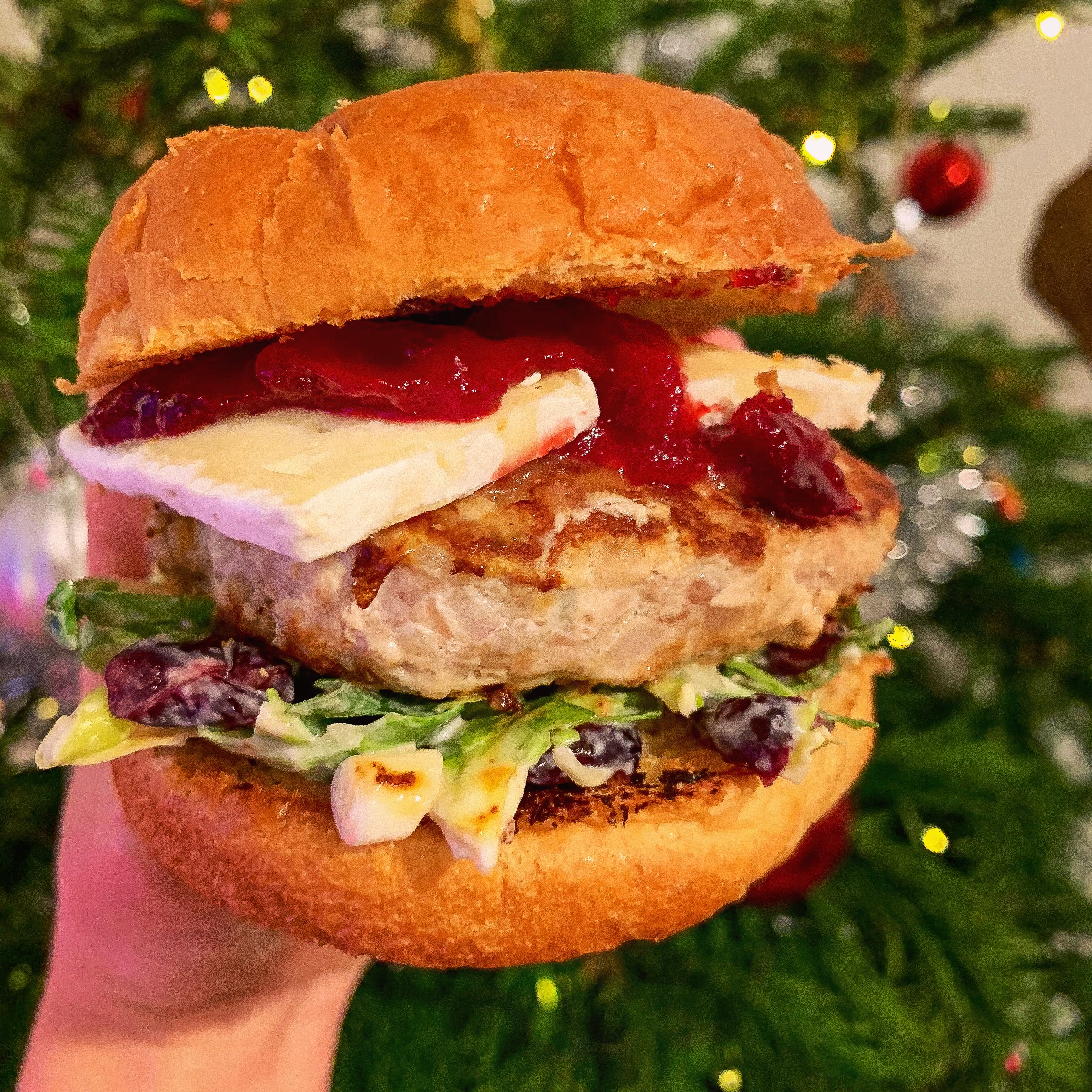 Christmas Turkey Burger