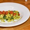 Pesto Pasta with Slow Roasted Tomatoes