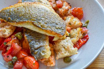 Sea Bass Panzanella