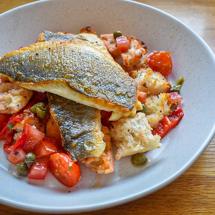 Sea Bass Panzanella