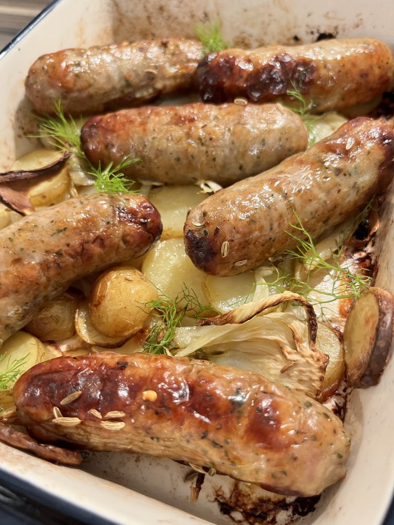 Sausage Traybake